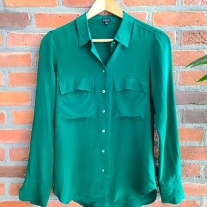 Aritzia T Babaton Silk Dress Shirt